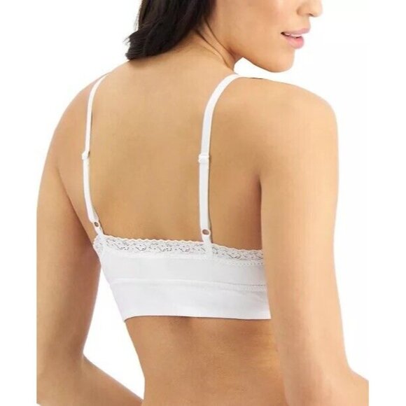 JENNI On Repeat Wide Lace Bralette Bright White‎ - Picture 3 of 6